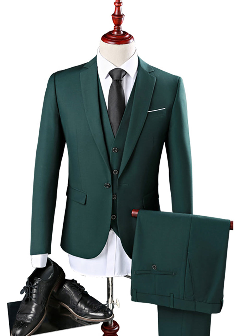 Terno Casual de 3 Peças Slim Fit -Elegance