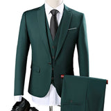 Terno Casual de 3 Peças Slim Fit -Elegance