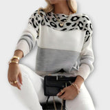 Suéter Casual com Design de Leão