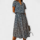 Florine - Vestido Midi com Corte Elegante