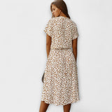 Florine - Vestido Midi com Corte Elegante