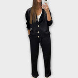 Conjunto de blusa e calça
