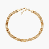 Pulseira de Rede Estofada