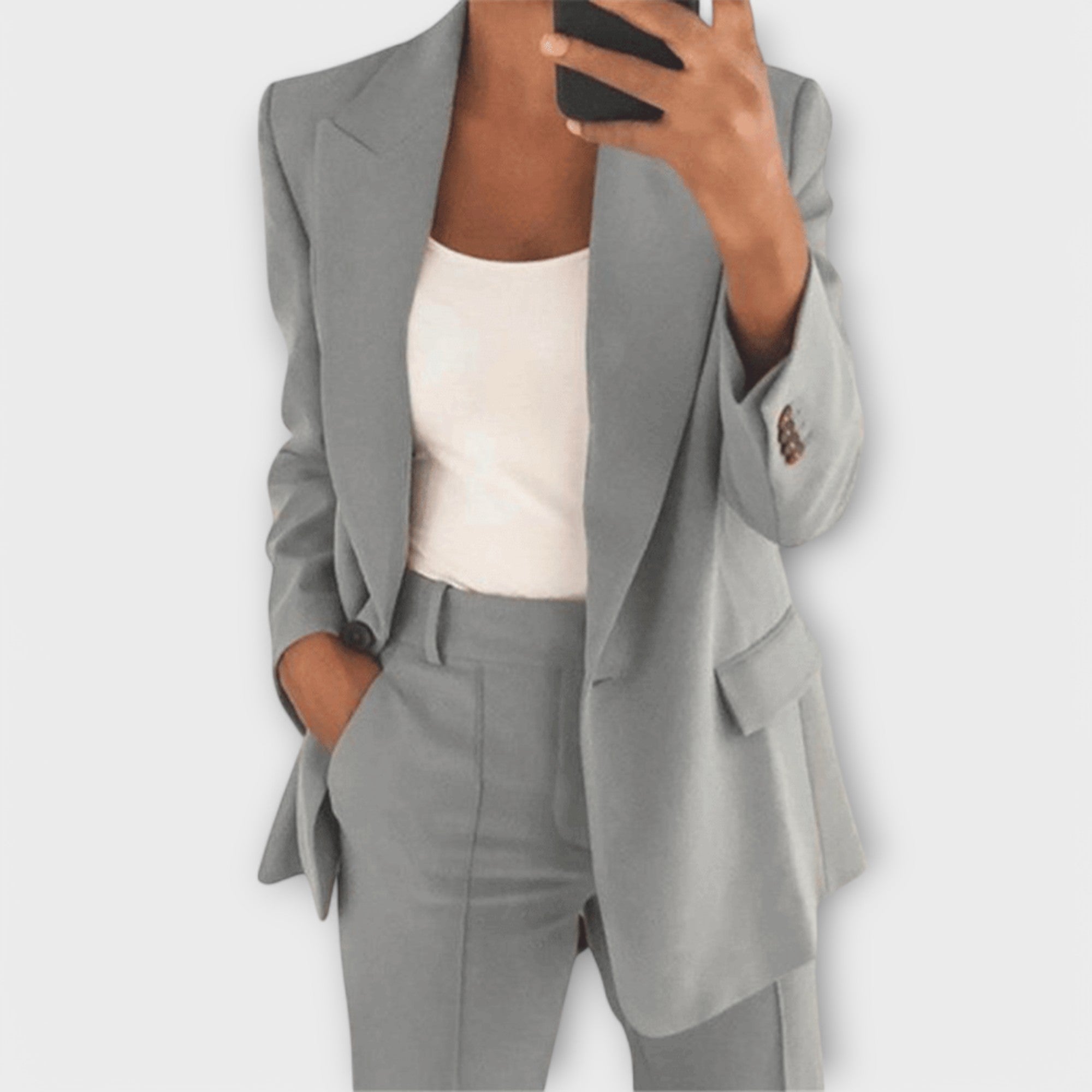 Conjunto elegante de 2 peças para mulheres