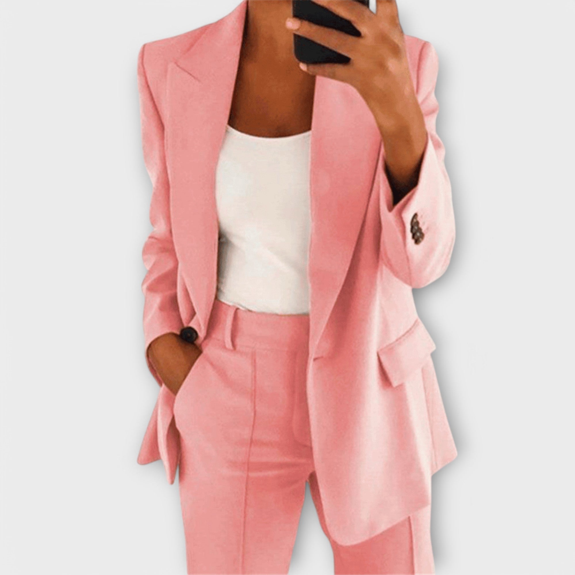 Conjunto elegante de 2 peças para mulheres