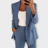 Conjunto elegante de 2 peças para mulheres