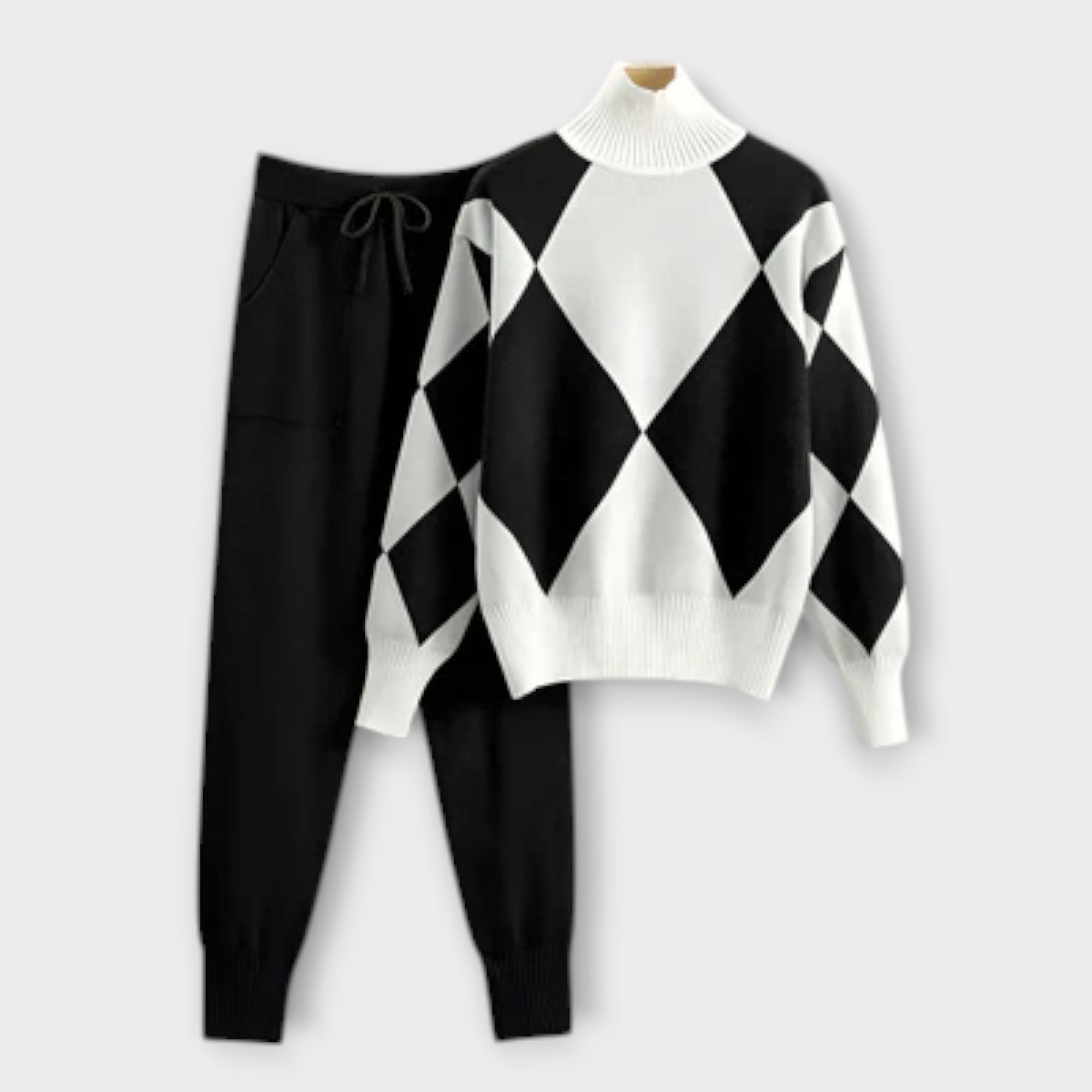 Conjunto Elegante em Duas Peças