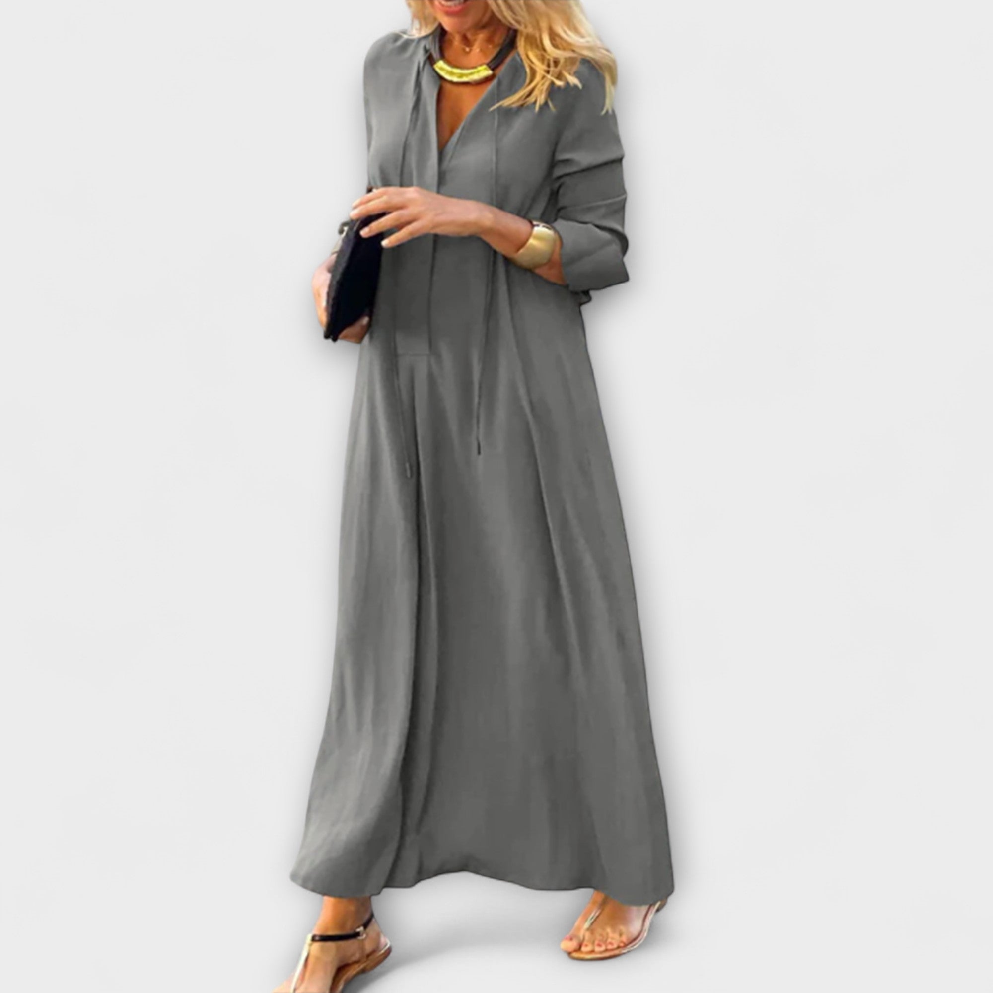 Hannalore - Vestido Maxí Confortável