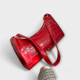 Eline. Bolsa de Couro Brilhante