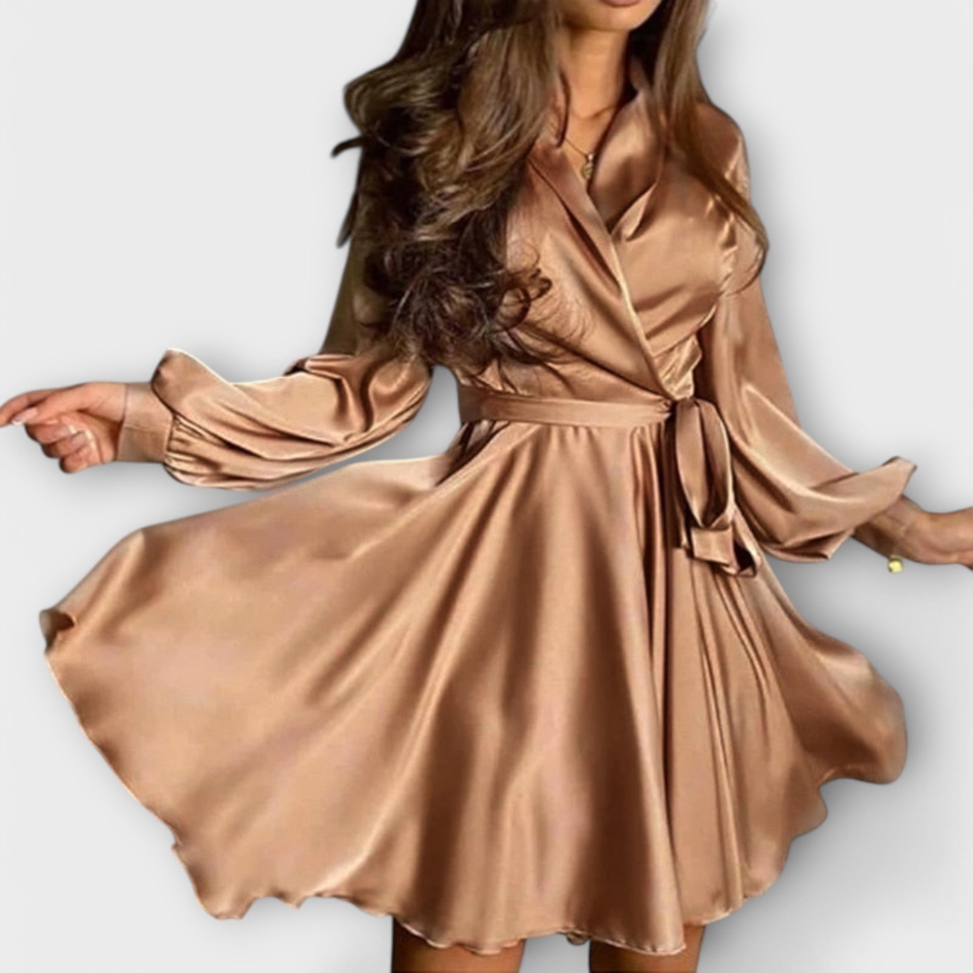 Sascha - Elegante Vestido de Cetim