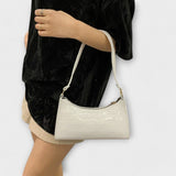 Eline. Bolsa de Couro Brilhante