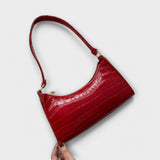 Eline. Bolsa de Couro Brilhante