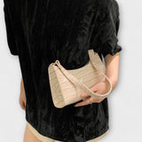 Eline. Bolsa de Couro Brilhante