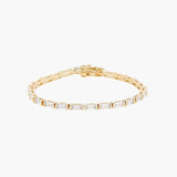 Pulseira de Tênis Baguete