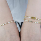 Pulseira de Tênis Baguete