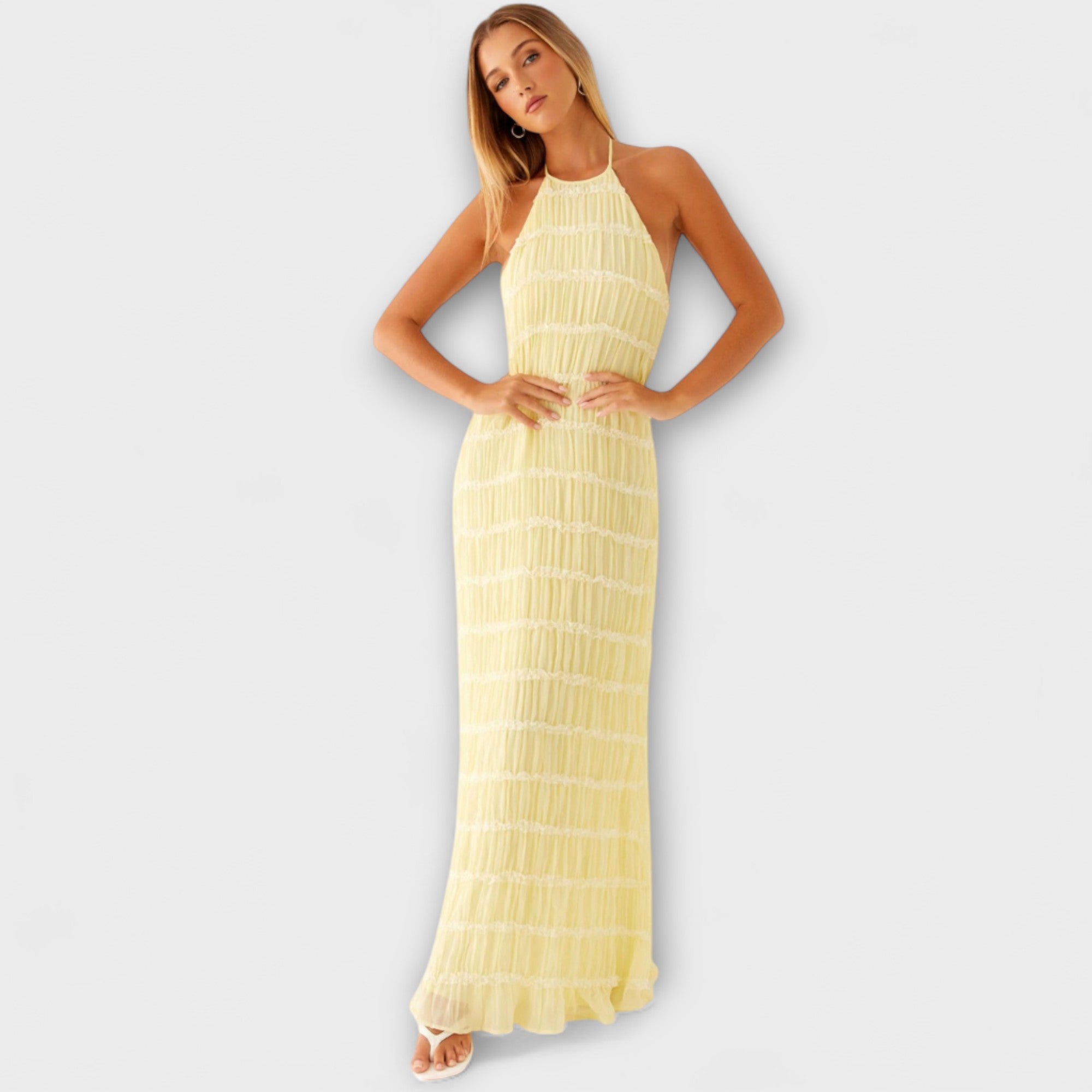 Adeline - Vestido de Decote Halter