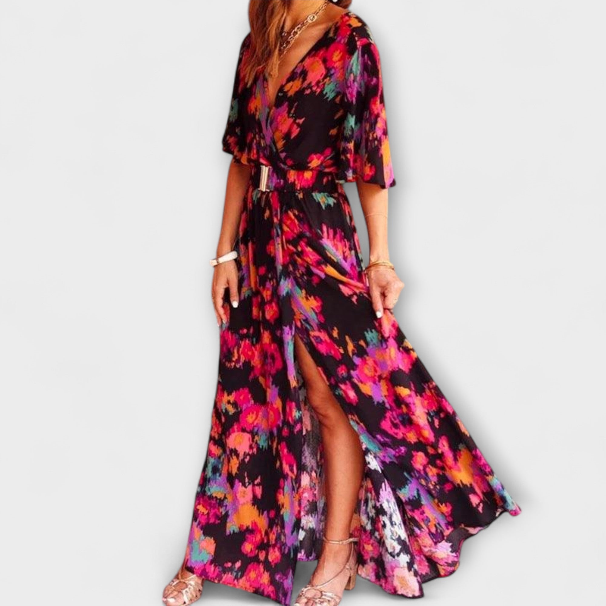 Sabrina - Vestido de Verão Boho Estilo Longo