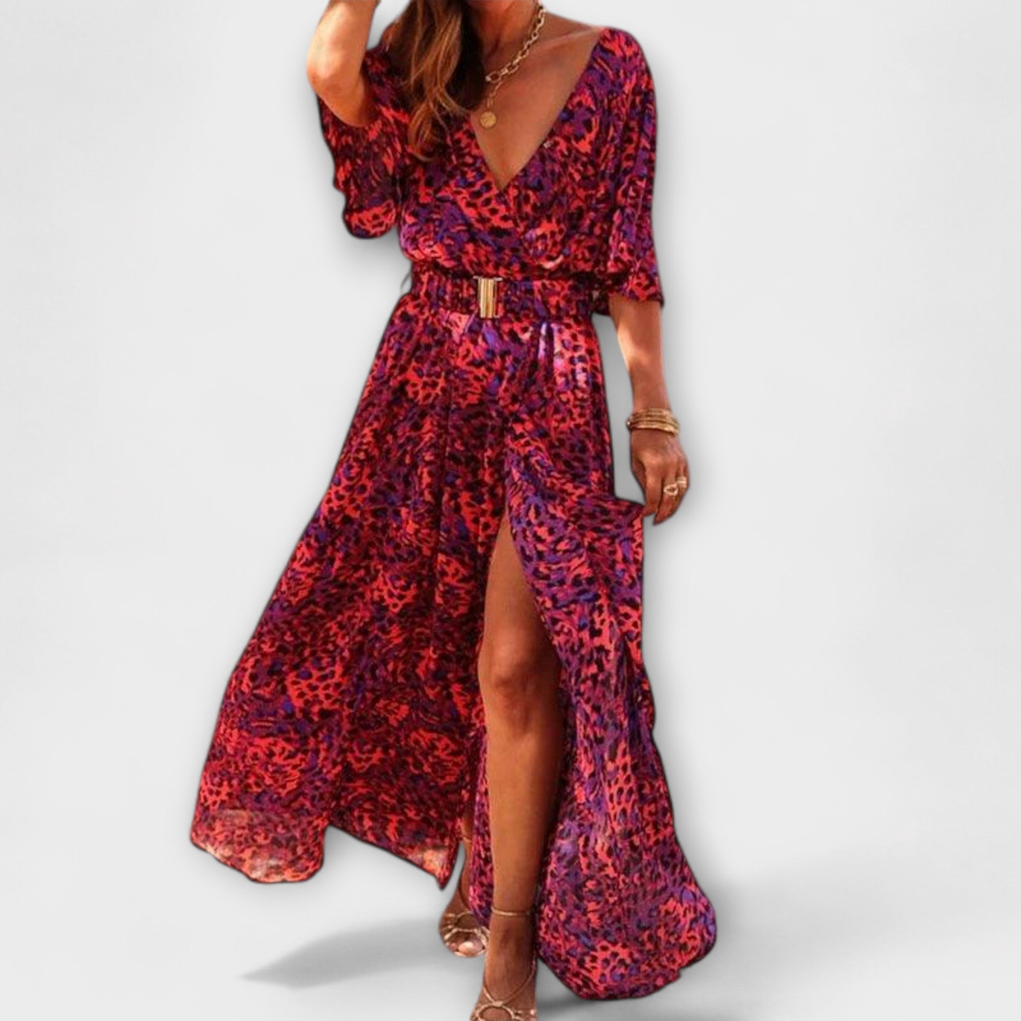 Sabrina - Vestido de Verão Boho Estilo Longo