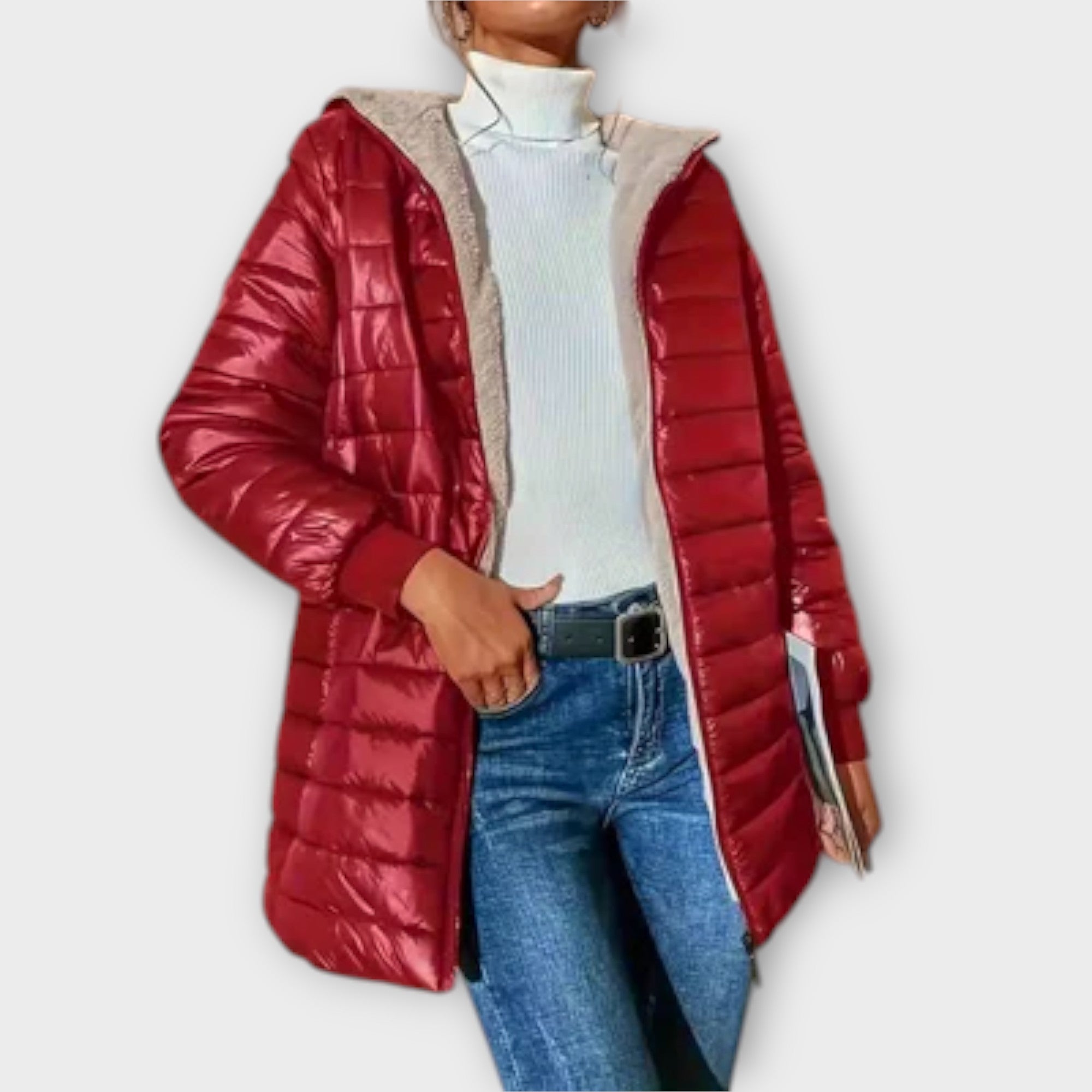 Casaco casual de inverno para mulheres