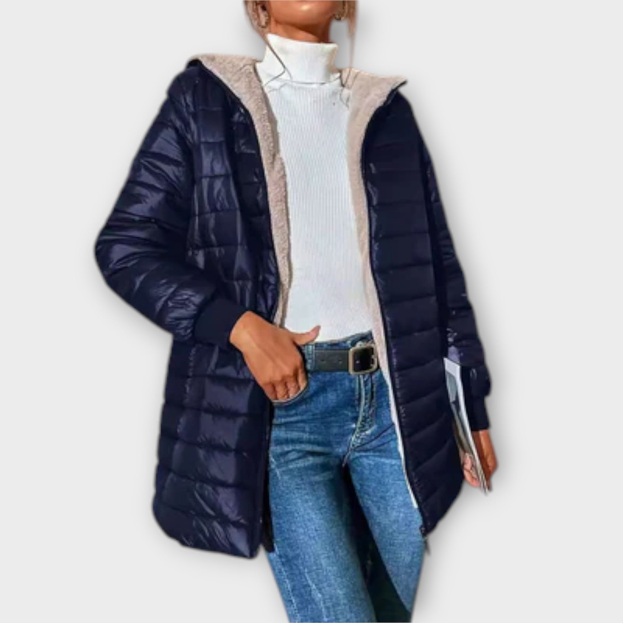 Casaco casual de inverno para mulheres