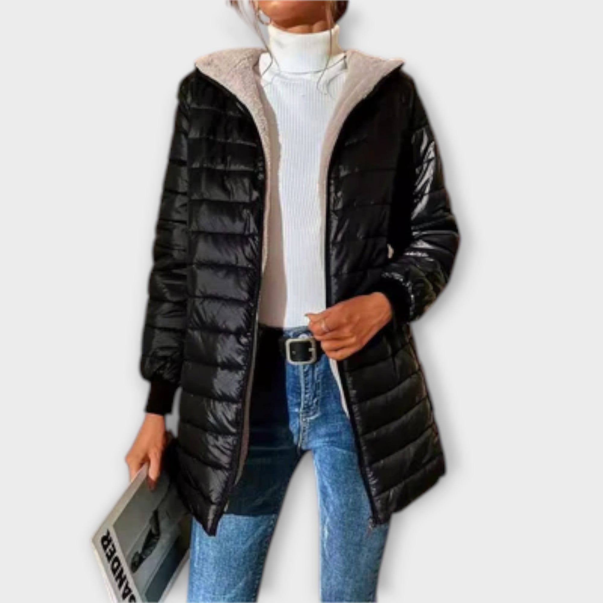 Casaco casual de inverno para mulheres