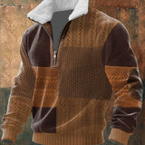 Josef – Pullover de malha de alta qualidade com gola alta forrada