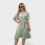 Delphine - Vestido de Verão com Decote em V para Mulheres