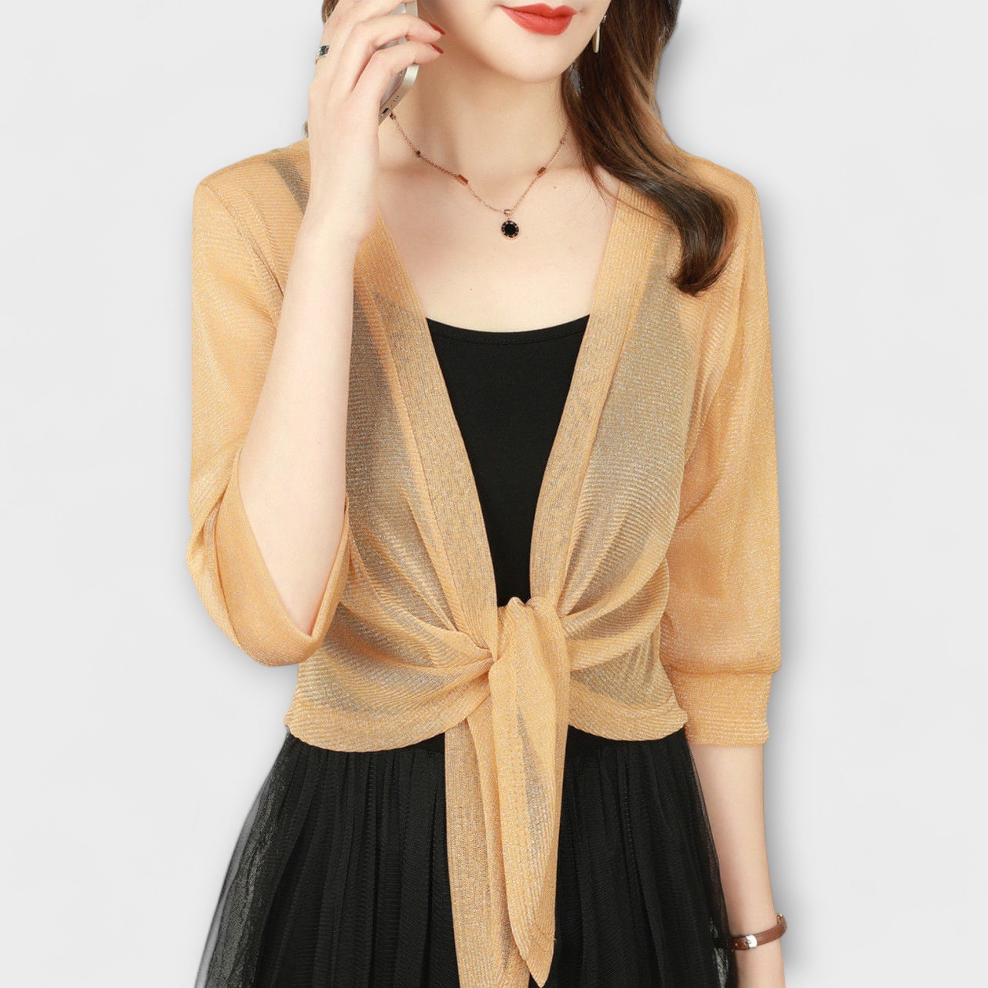 Blusa com frente aberta