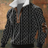 Hartmut – Pullover de malha de alta qualidade com gola alta forrada