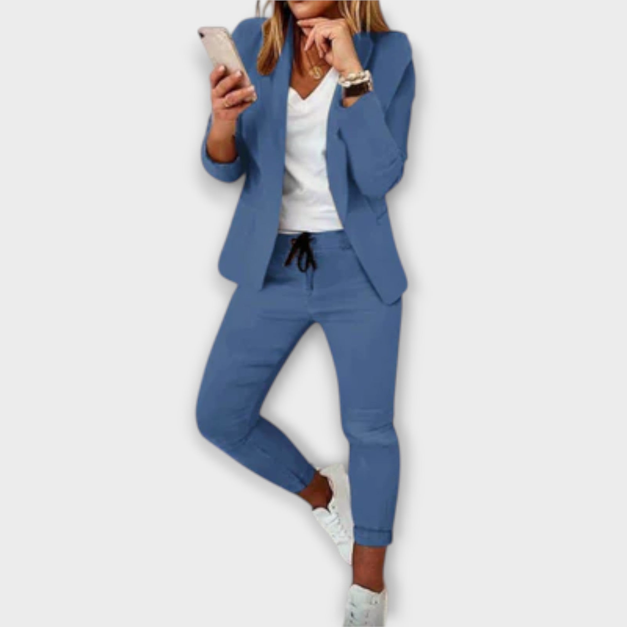 Conjunto de Blazer Elegante e Confortável