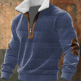 Georg – Pullover de malha de alta qualidade com gola alta forrada