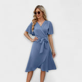 Delphine - Vestido de Verão com Decote em V para Mulheres