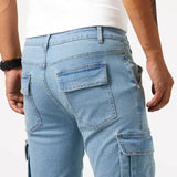 Calça Cargo Belmont de Sarja Denim