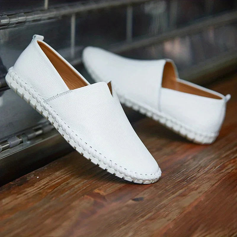 Mocassins de Verão em Couro Francesco Baratta