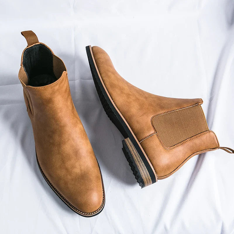 Botas Chelsea de Couro Vittorio Avanzi
