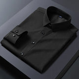 Camisa Stretch de Manga Longa com Botões