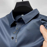 Polo de Seda Premium Barcciano de Manga Longa