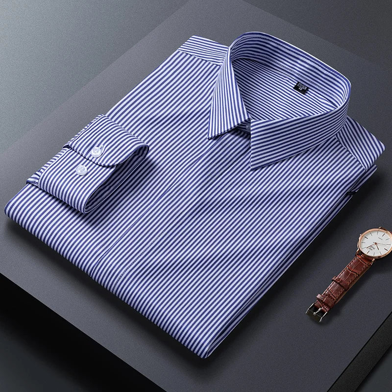 Camisa de Botão Listrada Personalizada Nicolas Colombel