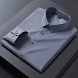 Camisa Stretch de Manga Longa com Botões