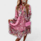 Valer - Vestido Boho A-Linha de Verão