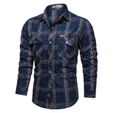 Camisa de Homem Plaid Elegance