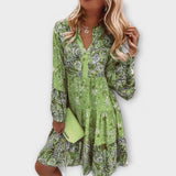 Valer - Vestido Boho A-Linha de Verão