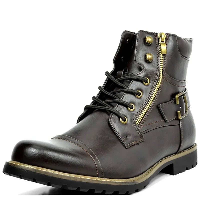 Botas de Couro com Atacadores John Constable