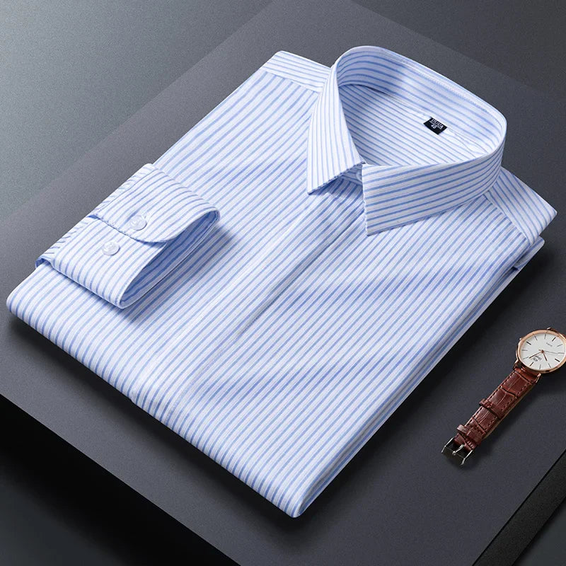 Camisa de Botão Listrada Personalizada Nicolas Colombel