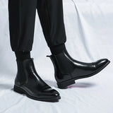 Botas Chelsea de Couro Annibale Carracci