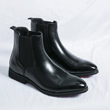 Botas Chelsea de Couro Annibale Carracci