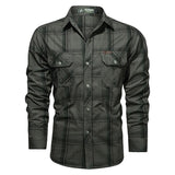 Camisa de Homem Plaid Elegance