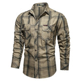 Camisa de Homem Plaid Elegance