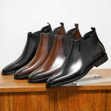 Botas Chelsea de Couro Genuine Leandro Bassano