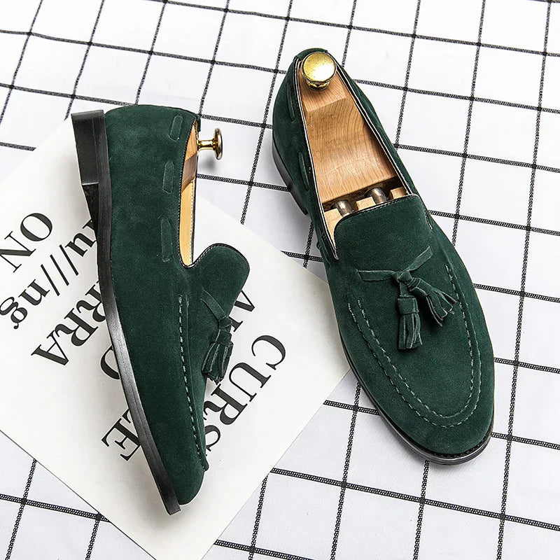 Mocassins de Camurça Michele Fabris com Franja